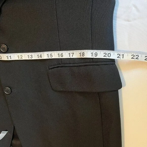 RICHARD CATE MENS VINTAGE SUIT JACKET - BLACK​ - Picture 10 of 12